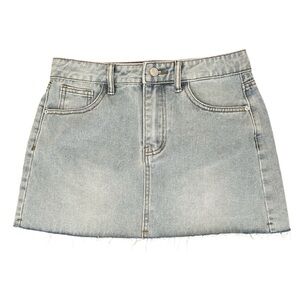 SHEIN Blue A-line Mini Skirt Casual